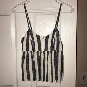 COPE Urban Outfitters Peplum Babydoll Tank top